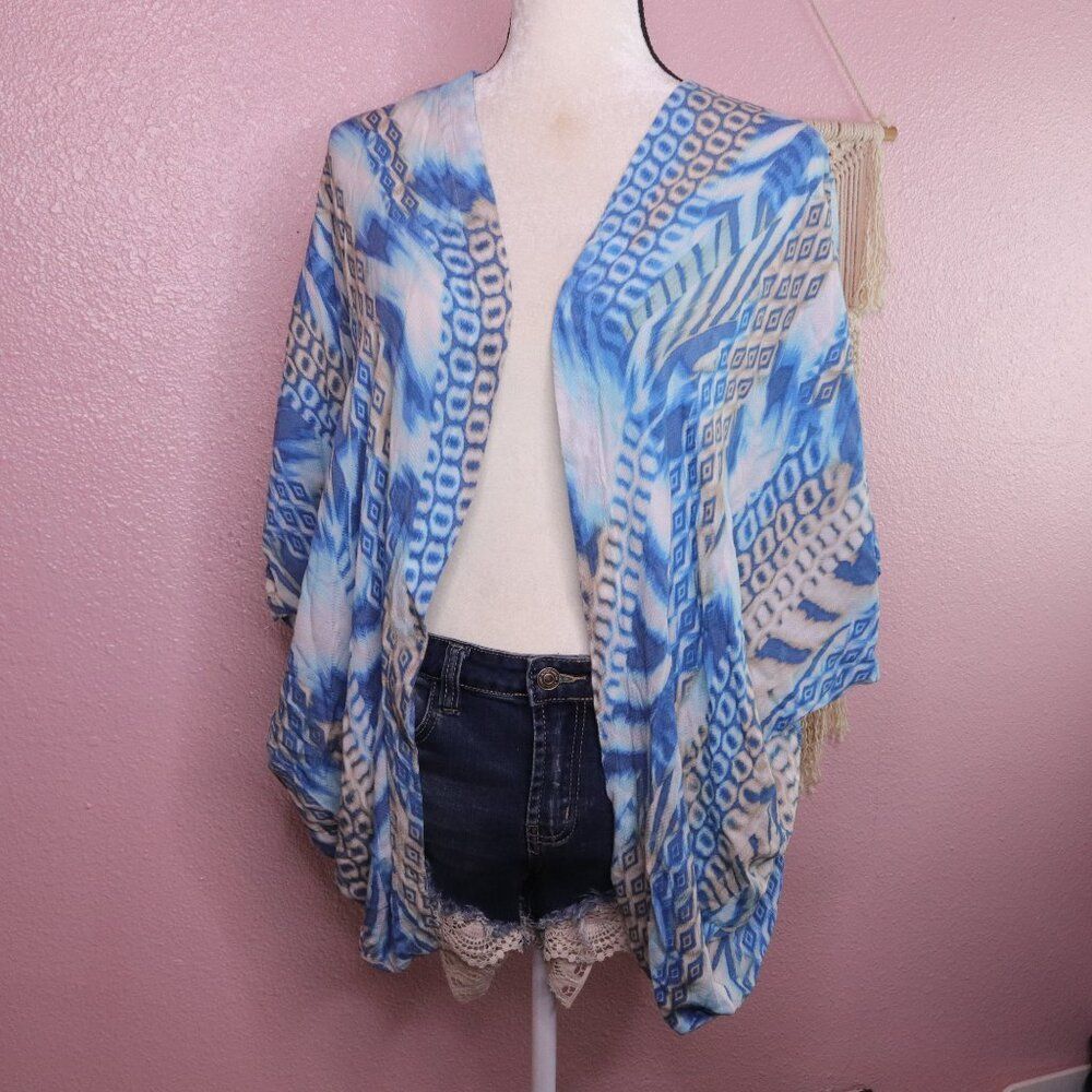 Chicos | Cocoon Kimono Cardigan Sweater Medium - Picture 2 of 7